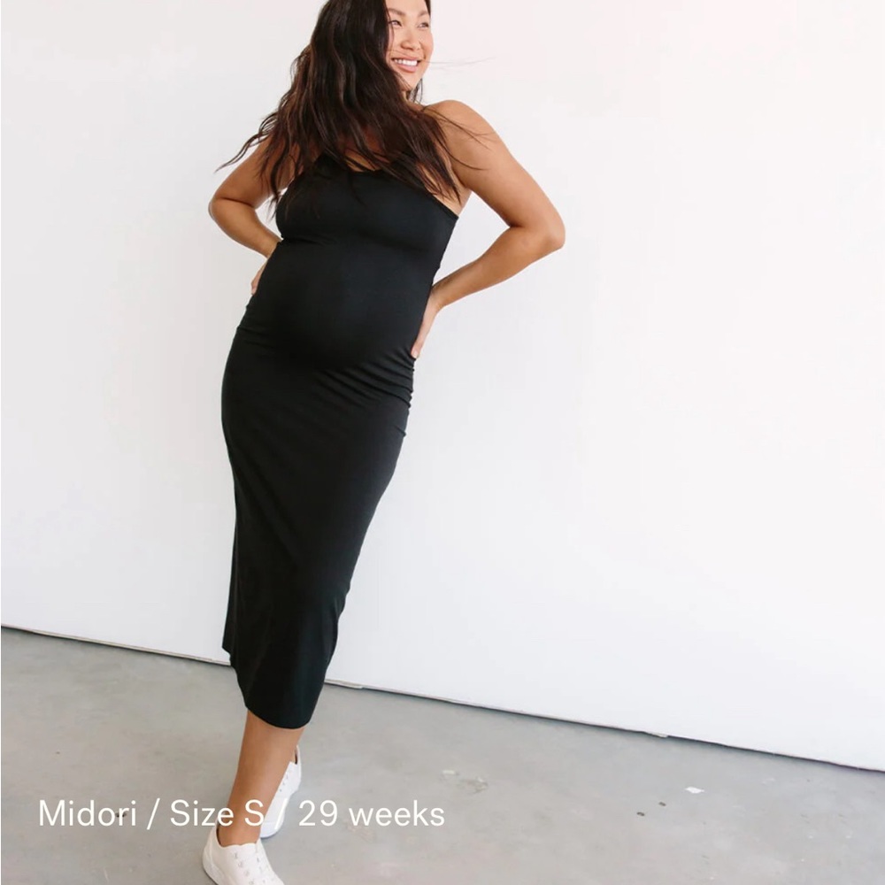Storq Everlasting Midi Dress, Size 4 (Maternity L/XL)